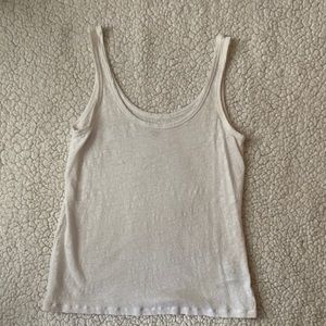 J.Crew white tank top. Size M.